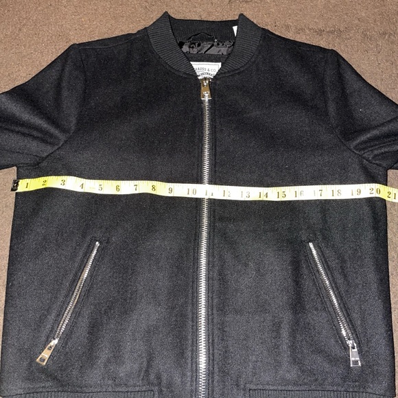 Levi’s Wool-Blend Rib Knit Bomber Jacket - Picture 4 of 11